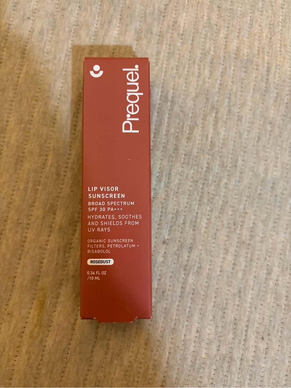 Prequel Skin Lip Visor, Tinted Lip Balm with SPF 30 PA+++. Rosedust